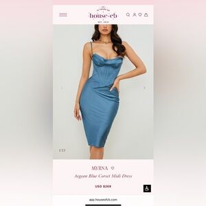 NWT House of CB Myrna Dress Size Small